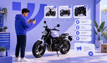 How to create an ad to sell a used motorcycle