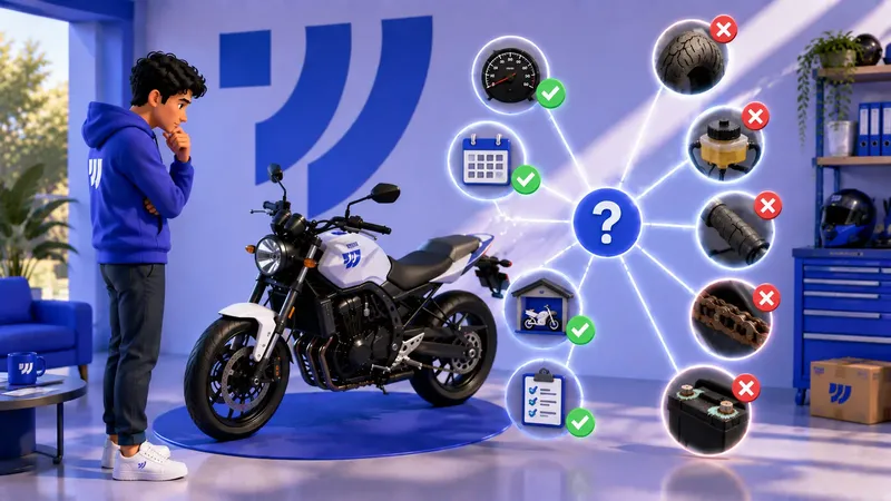 Used motorcycle with low mileage: is it always a good deal?
