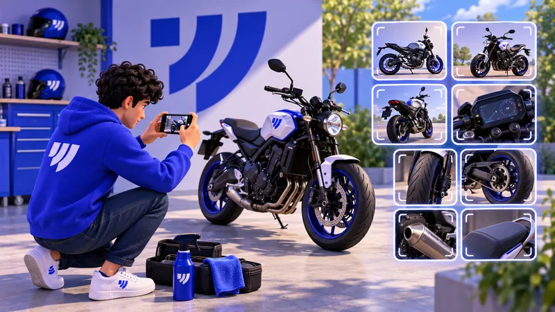 How to take better photos to sell a motorcycle online