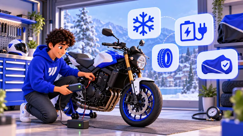 Rimessaggio invernale: come preparare la moto